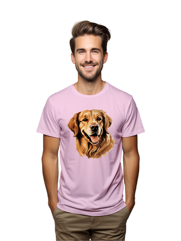 Golden Retriever Love – Dog Portrait T-Shirt