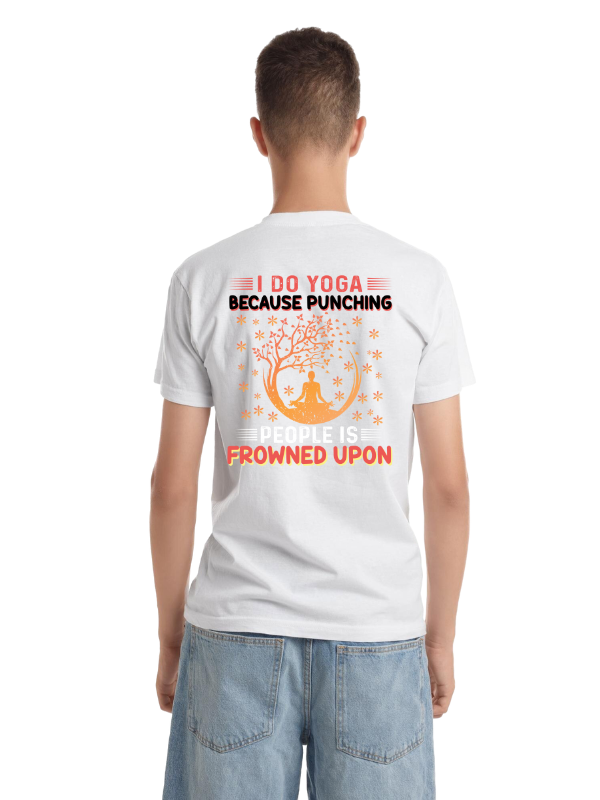 "Do Yoga" Men's T-Shirt – Because Punching People Is Frowned Upon