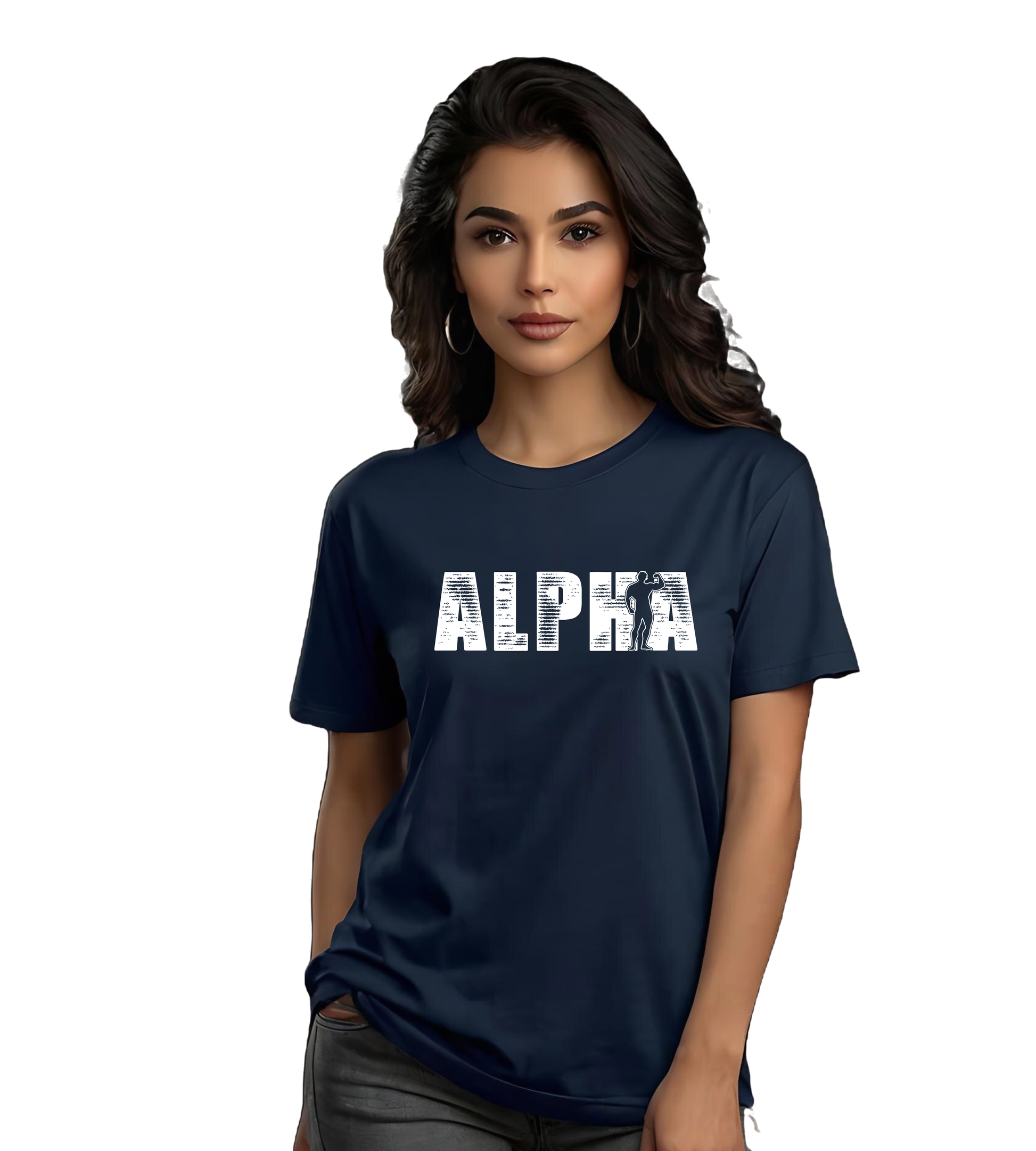 ALPHA – Navy Blue T-Shirt