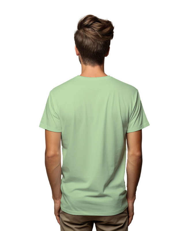 Premium Cotton Plain Kiwi Green T-Shirt , Regular Fit,  Unisex