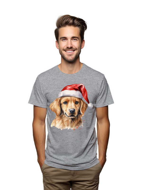 Festive Pup – Golden Retriever Christmas T-Shirt