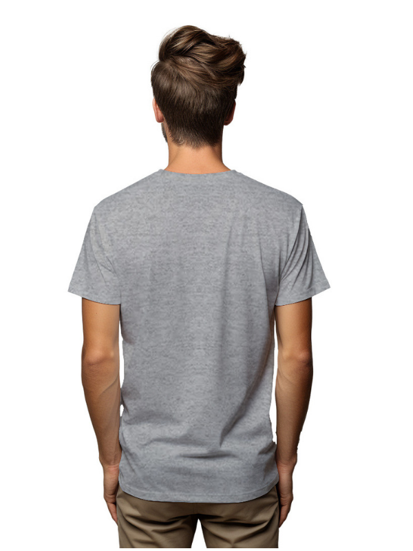 Premium Cotton Plain Grey T-Shirt , Regular Fit,  Unisex