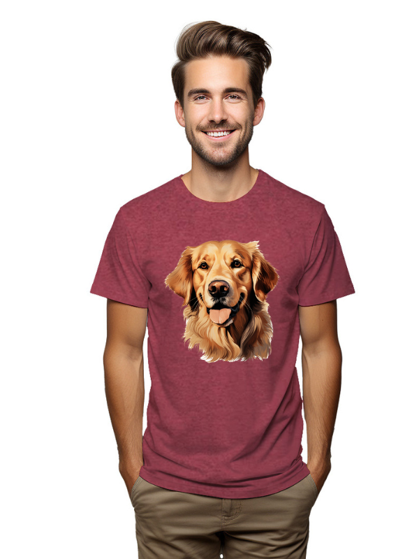 Golden Watching You – Happy Retriever T-Shirt