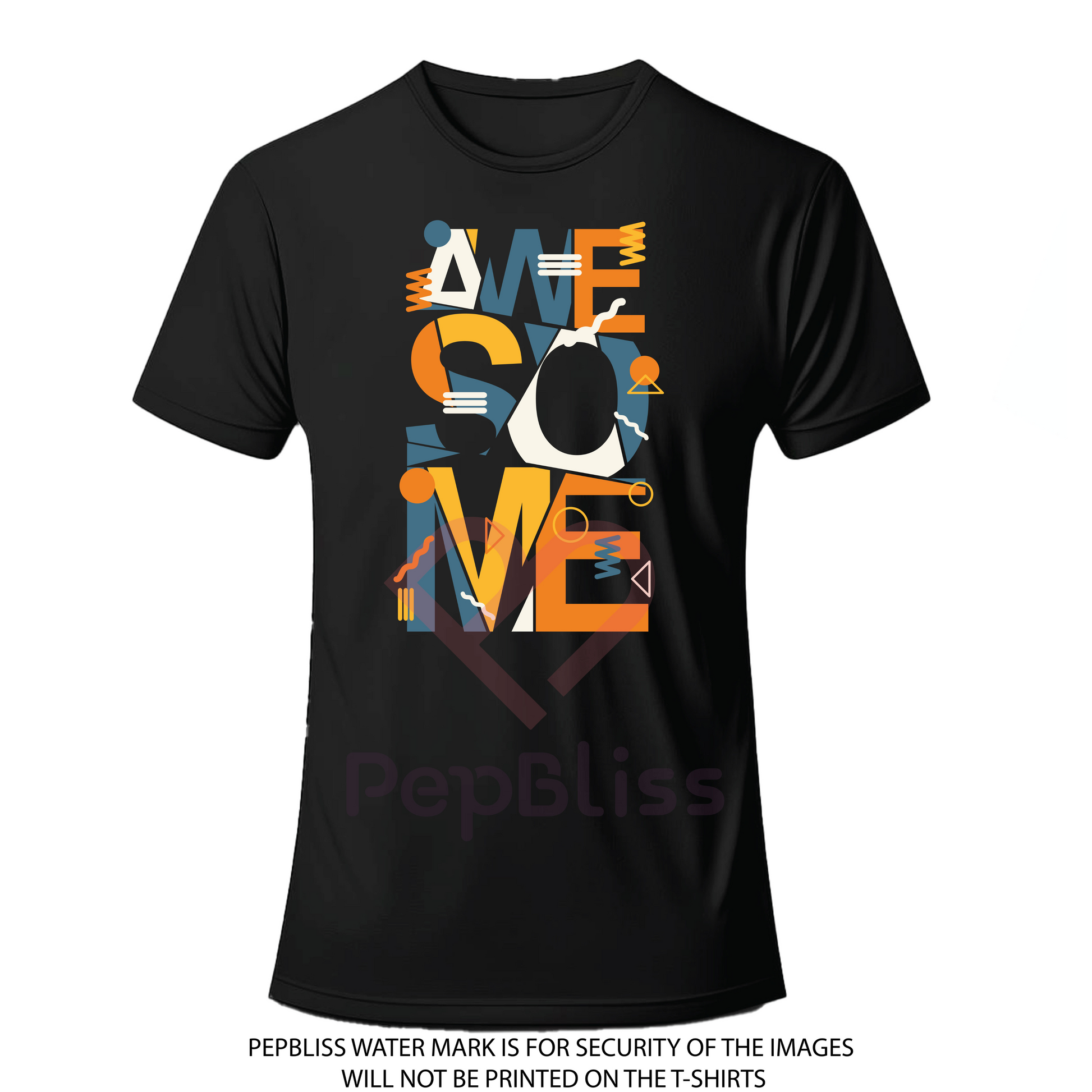 awesome basic unisex printed t-shirt