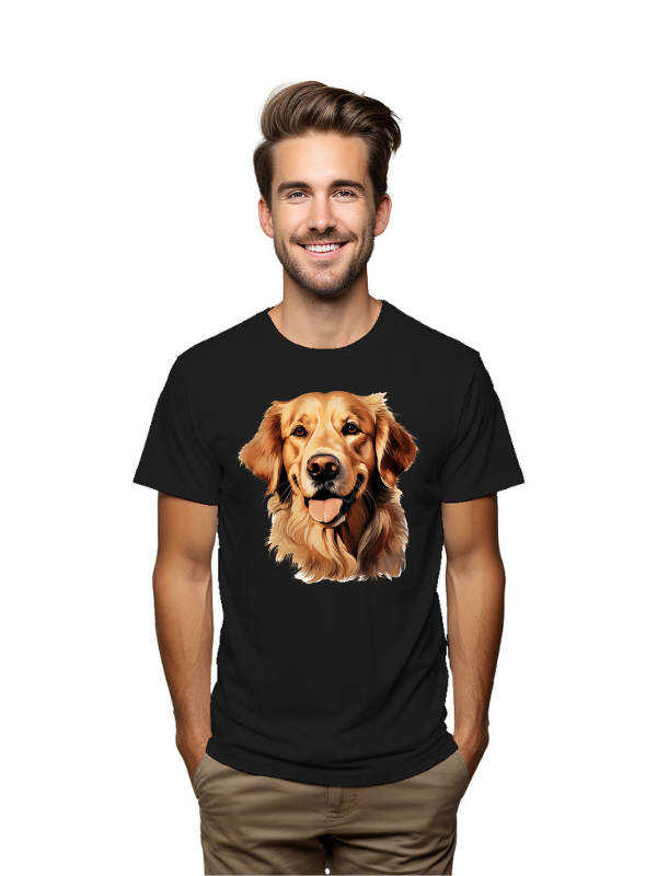 Golden Watching You – Happy Retriever T-Shirt