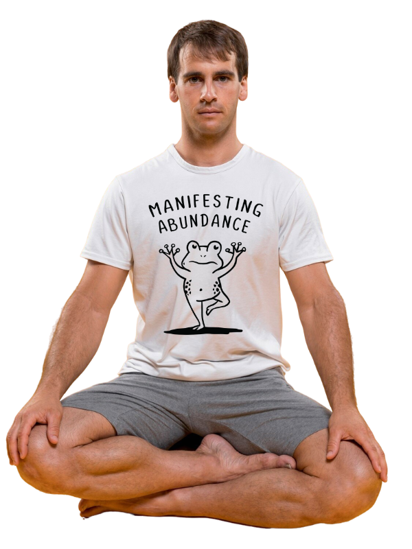 Manifesting Abundance T-Shirt - Men's Spiritual & Motivational Tee