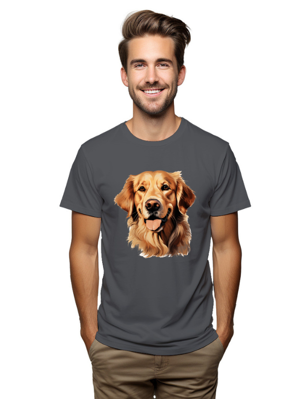 Golden Watching You – Happy Retriever T-Shirt