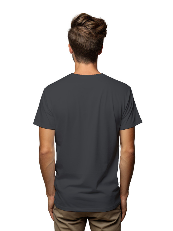 Premium Cotton Plain Asphalt T-Shirt , Regular Fit,  Unisex