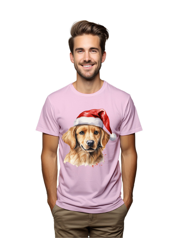 Festive Pup – Golden Retriever Christmas T-Shirt