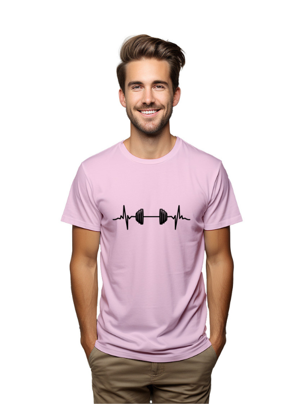 Heartbeat of Strength – Gym Life T-Shirt