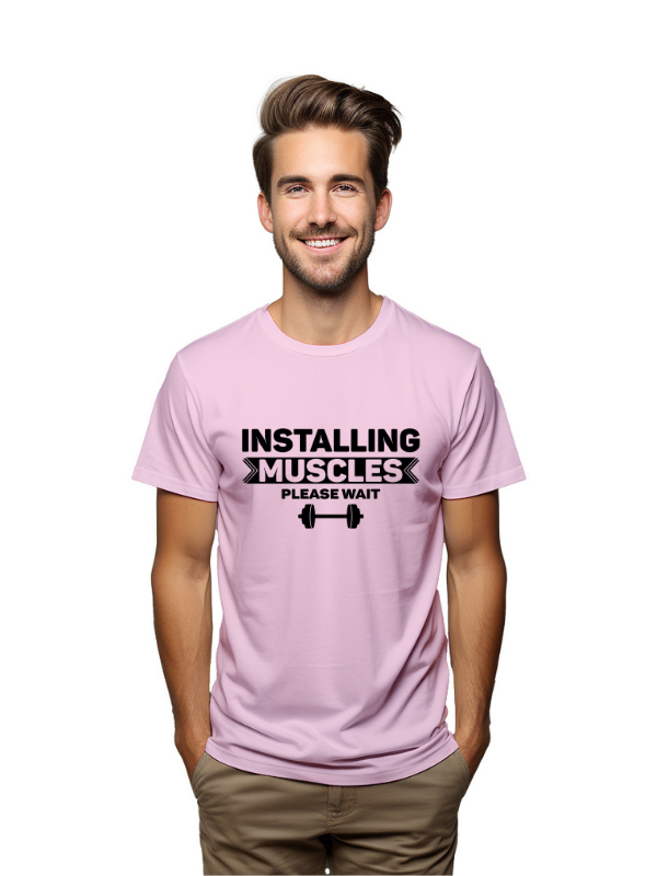 Pep Bliss Installing Muscle - Fitness Quote - T-Shirt