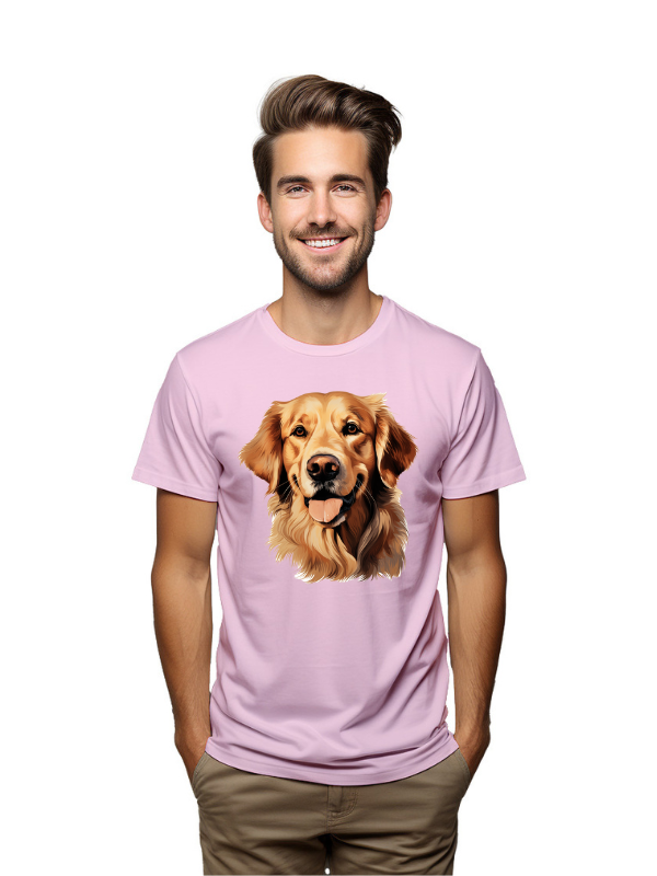 Golden Watching You – Happy Retriever T-Shirt