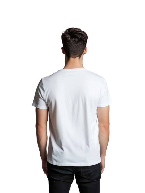 Premium Cotton Plain  White T-Shirt , Regular Fit,  Unisex