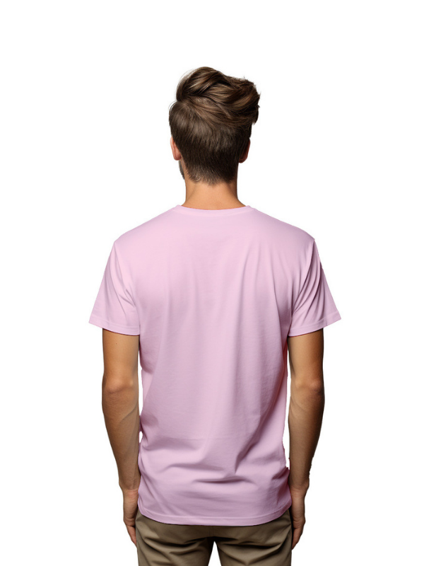 Premium Cotton Plain  Soft Pink T-Shirt , Regular Fit,  Unisex