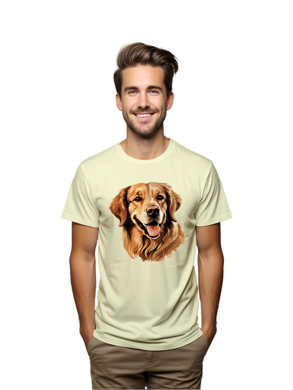 Golden Retriever Love – Dog Portrait T-Shirt
