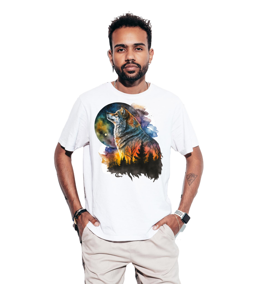 Pepbliss Round Neck White T-Shirt Animal Fox Design
