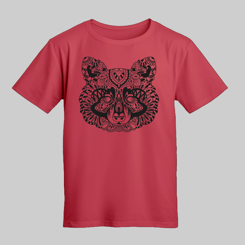 Men's White Cotton T-Shirt with Graphic Print, Loose Fit