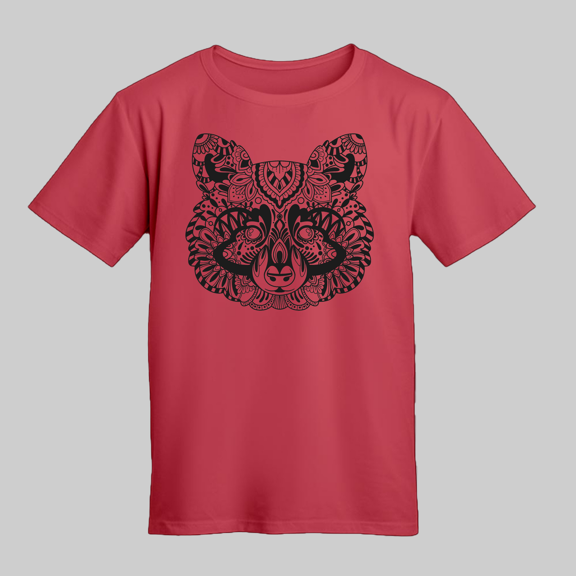 Men's White Cotton T-Shirt with Graphic Print, Loose Fit
