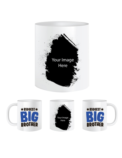 Pep Bliss Customizable Photo Mug, Coffee Cup, 350 ML, For Big Brother with Image