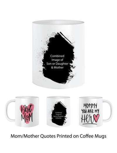 Pep Bliss Customizable Photo Mug, Coffee Cup, 350 ML, Best Mom