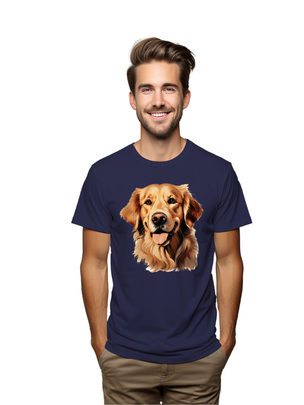 Golden Watching You – Happy Retriever T-Shirt