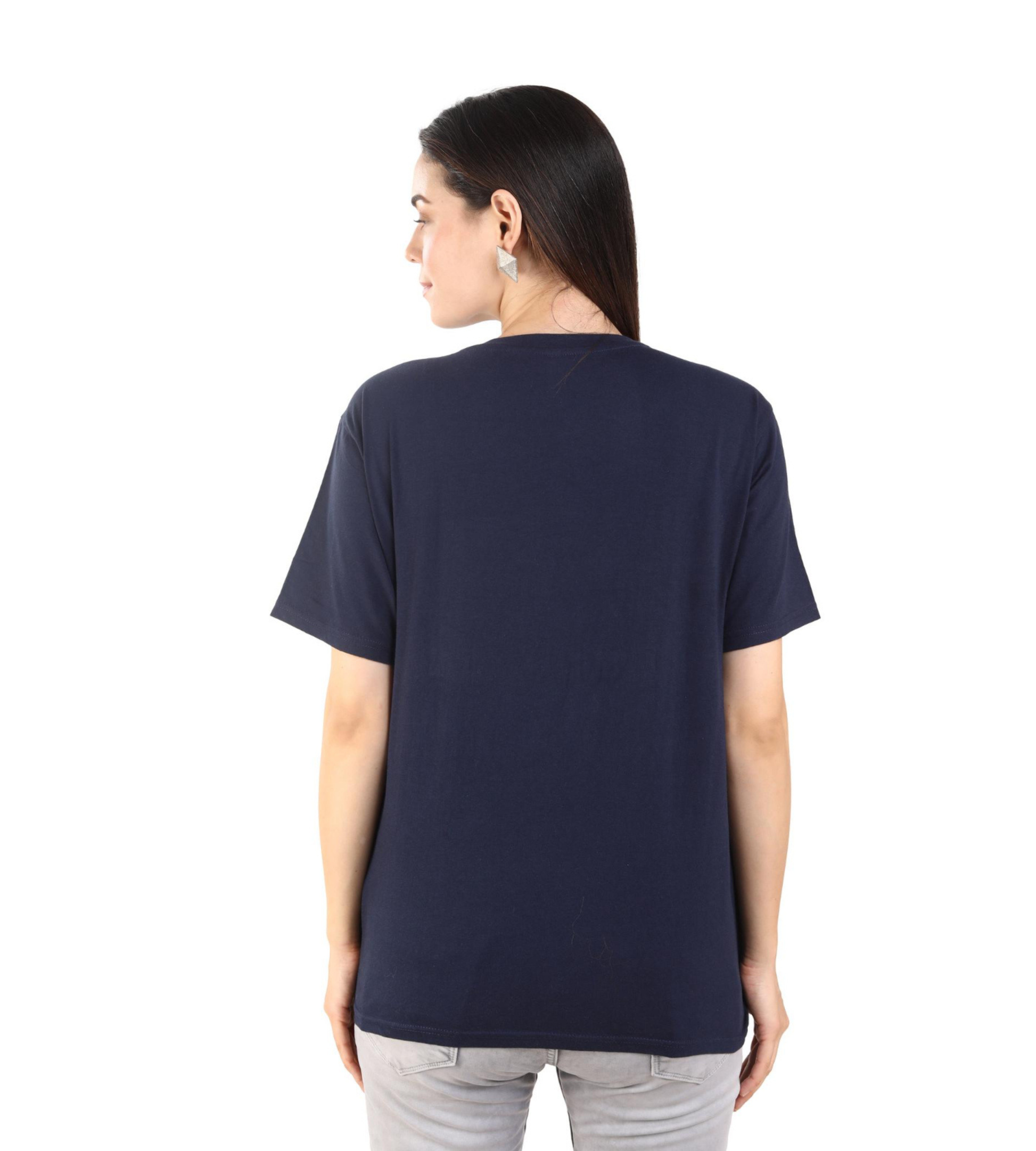 NAVY BLUE HUSKY SPIRIT ANIMAL DOG LOVER T-SHIRT