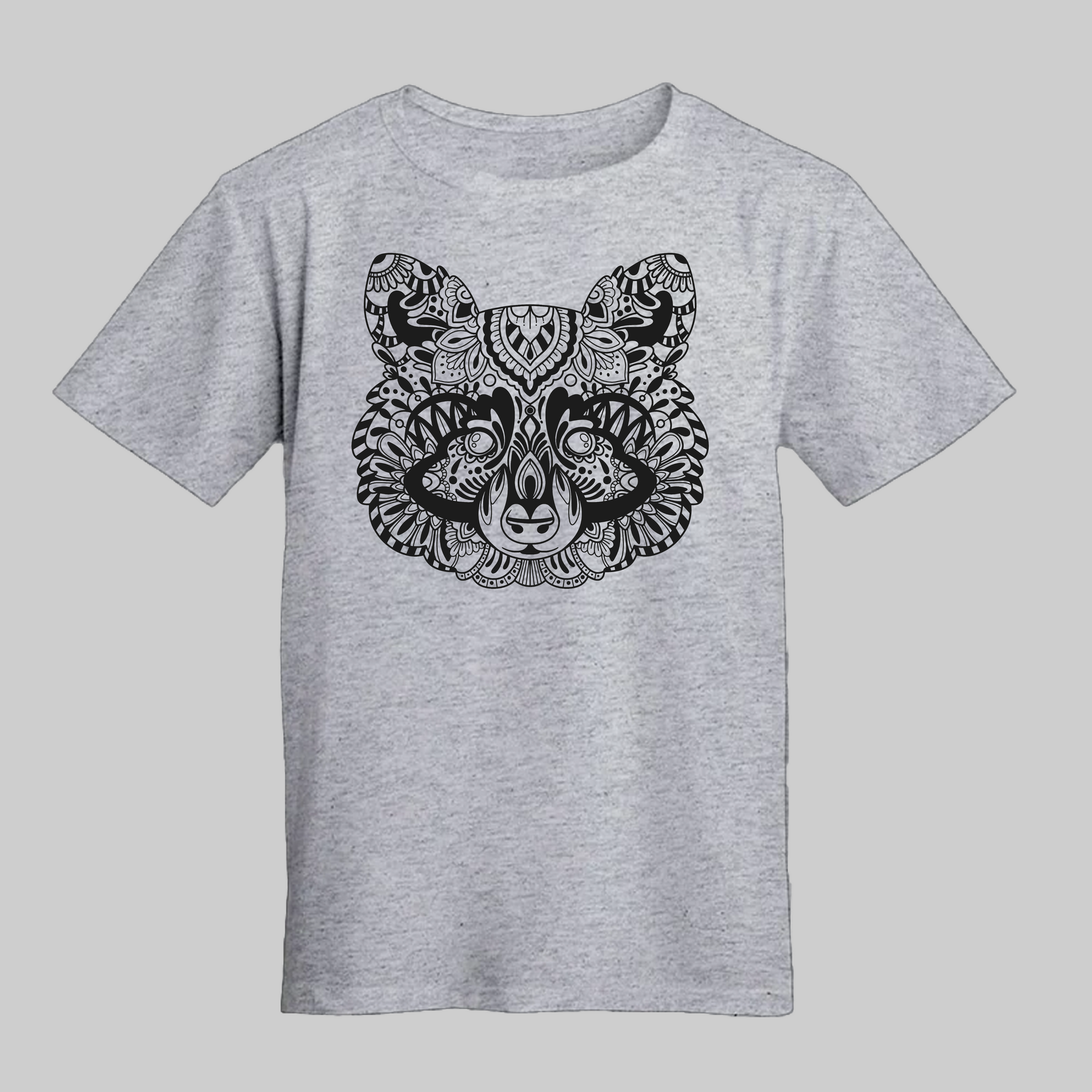 Men's White Cotton T-Shirt with Graphic Print, Loose Fit