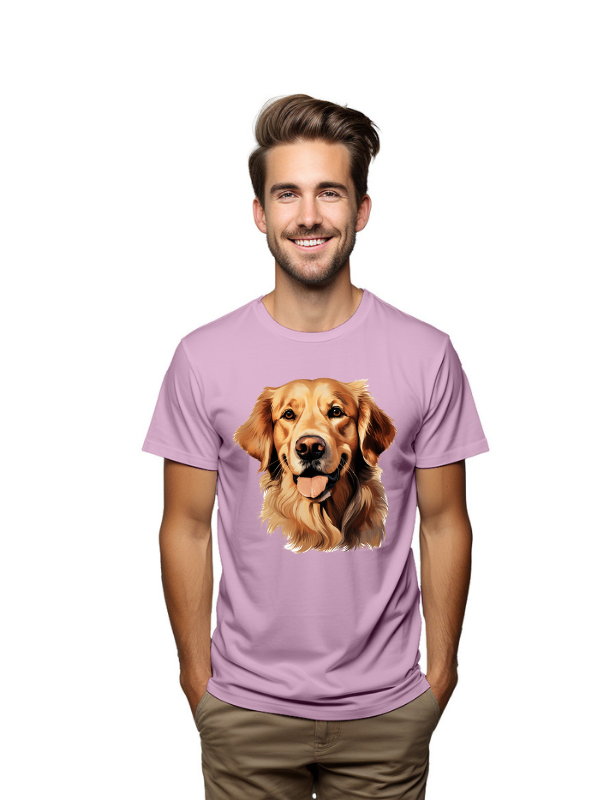Golden Watching You – Happy Retriever T-Shirt