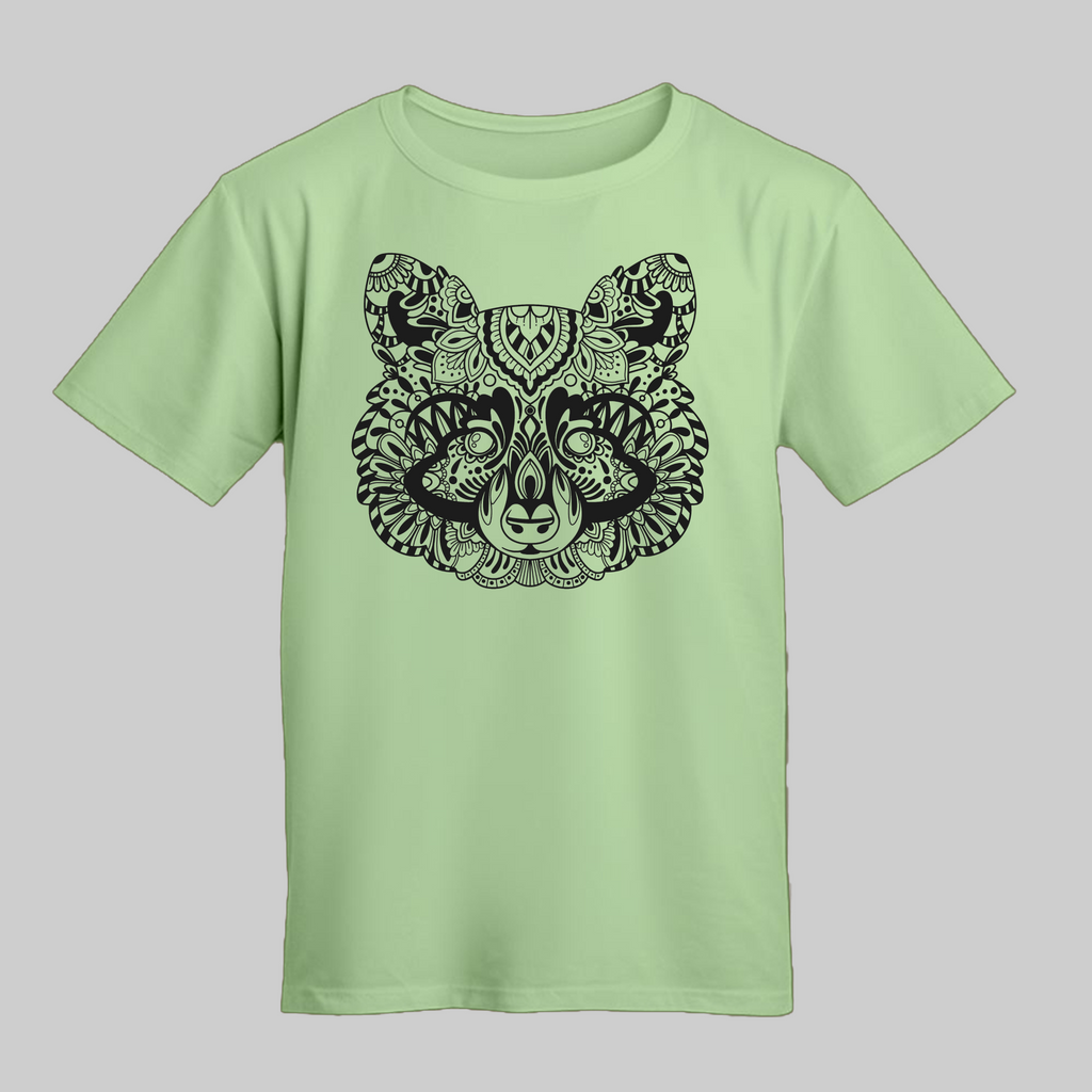 Men's White Cotton T-Shirt with Graphic Print, Loose Fit
