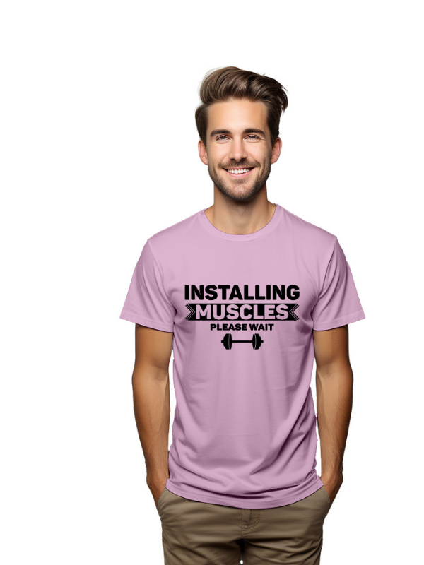 Pep Bliss Installing Muscle - Fitness Quote - T-Shirt