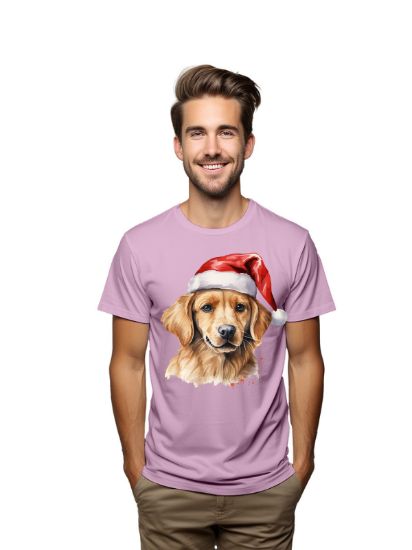 Festive Pup – Golden Retriever Christmas T-Shirt