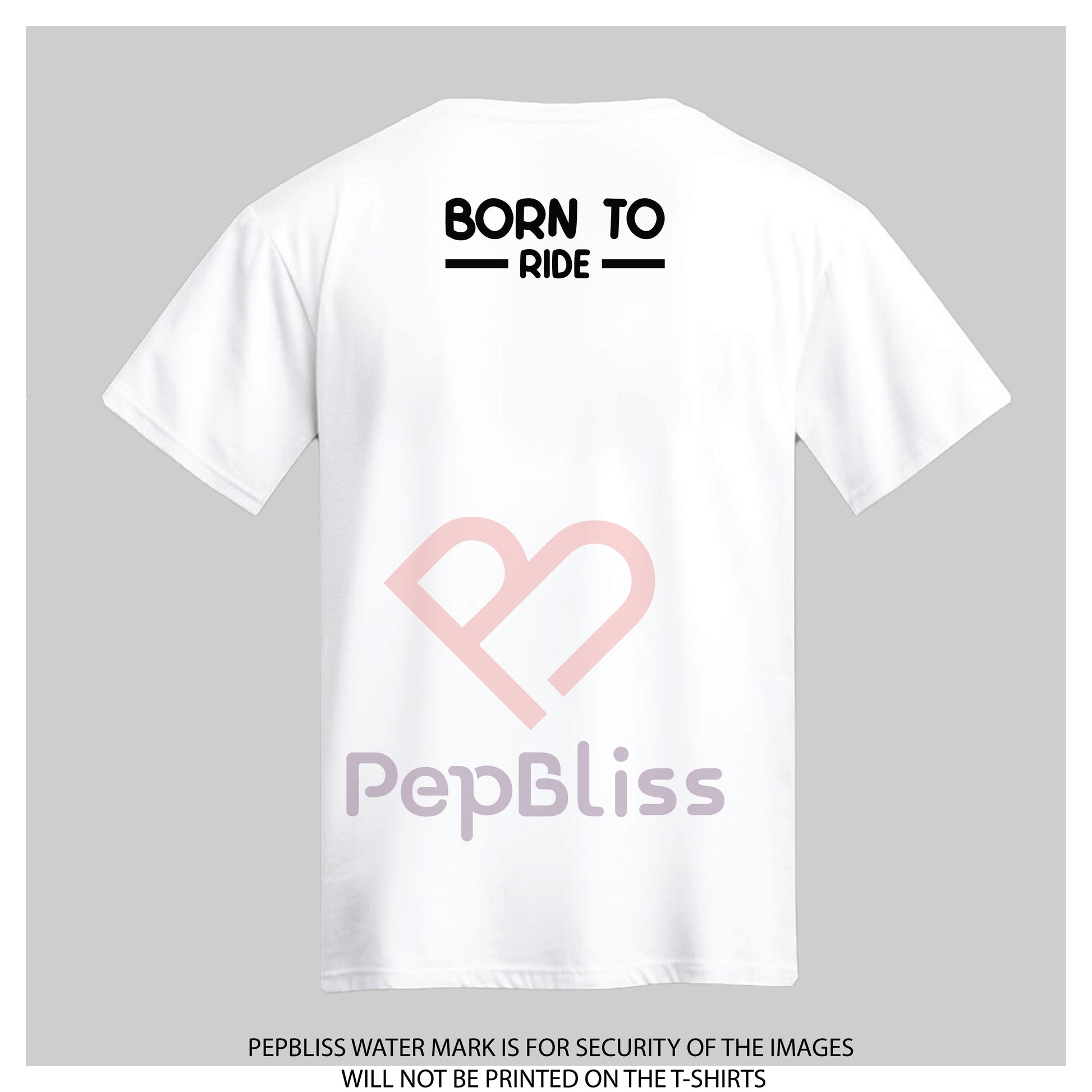 BORN TO RIDE - UNISEX BIKER T-SHIRT