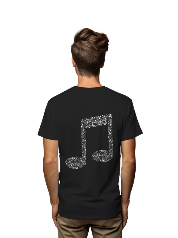 music icon printed graphical printed t-shirt
