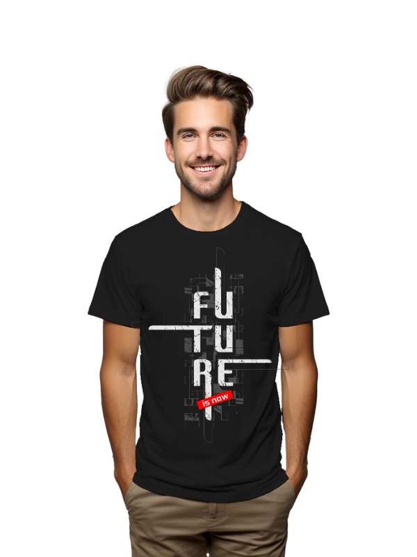 Future minimalist printed unisex graphical t-shirt