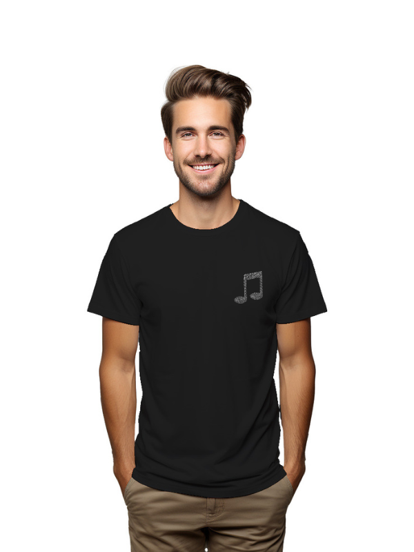 music icon printed graphical printed t-shirt