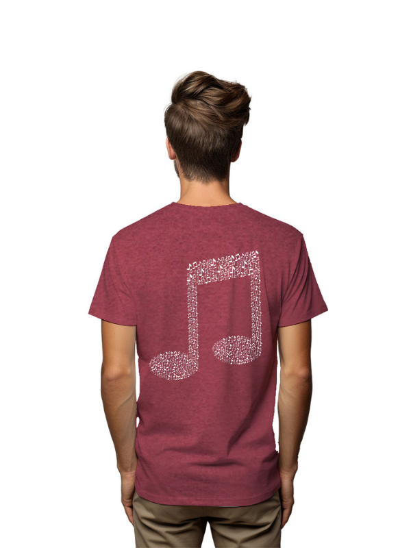 music icon printed graphical printed t-shirt