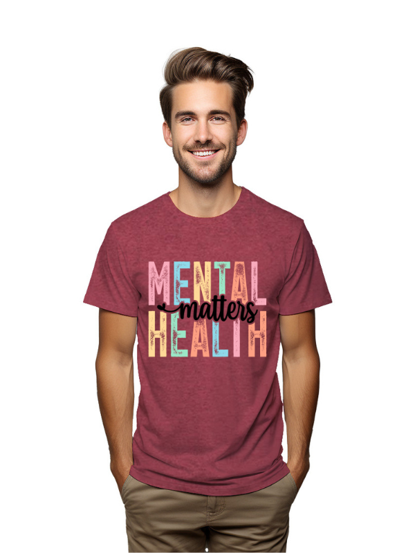 mental health matter- unisex printed graphical t-shirt