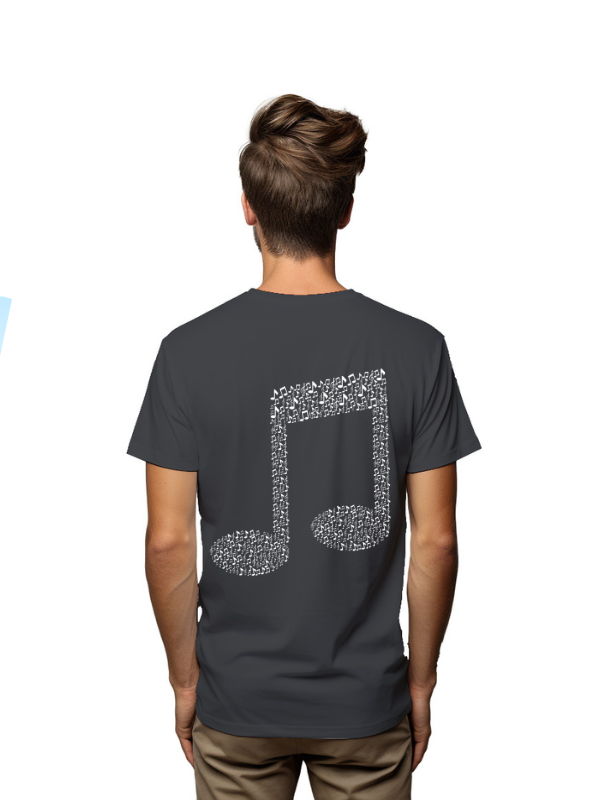 music icon printed graphical printed t-shirt