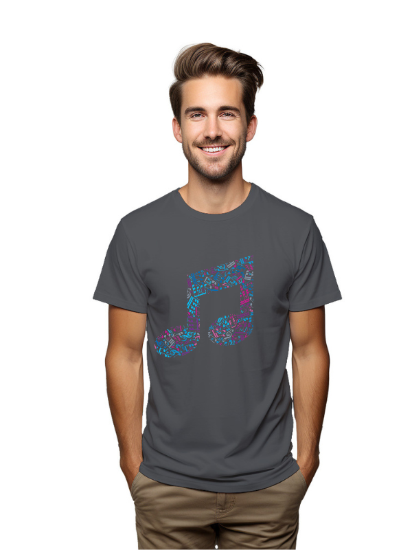 MUSIC TONE PRINTED UNISEX GRAPHICAL TSHIRT
