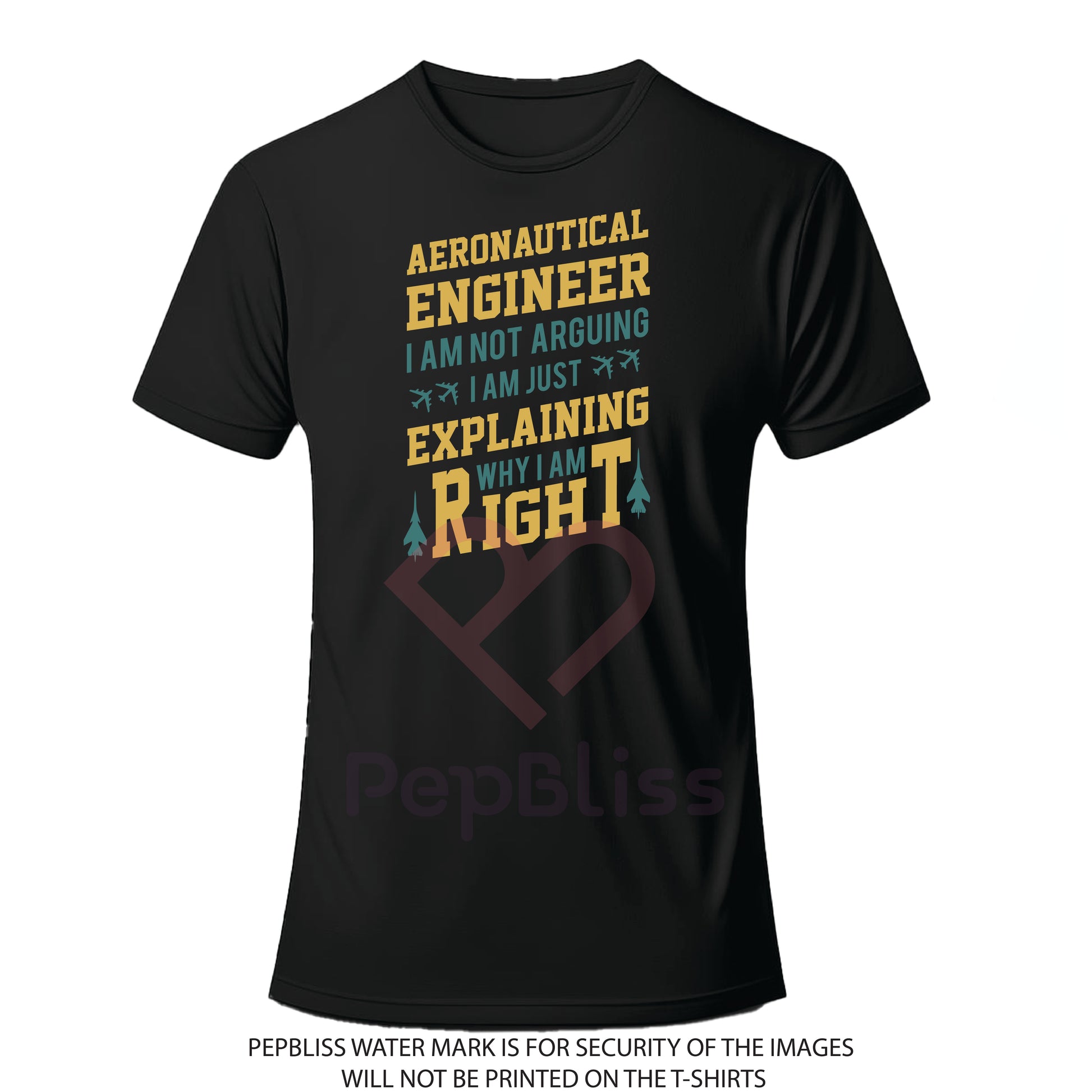 AERONAUTICAL ENGINEER EXPLAINING RIGHT - UNISEX T-SHIRT