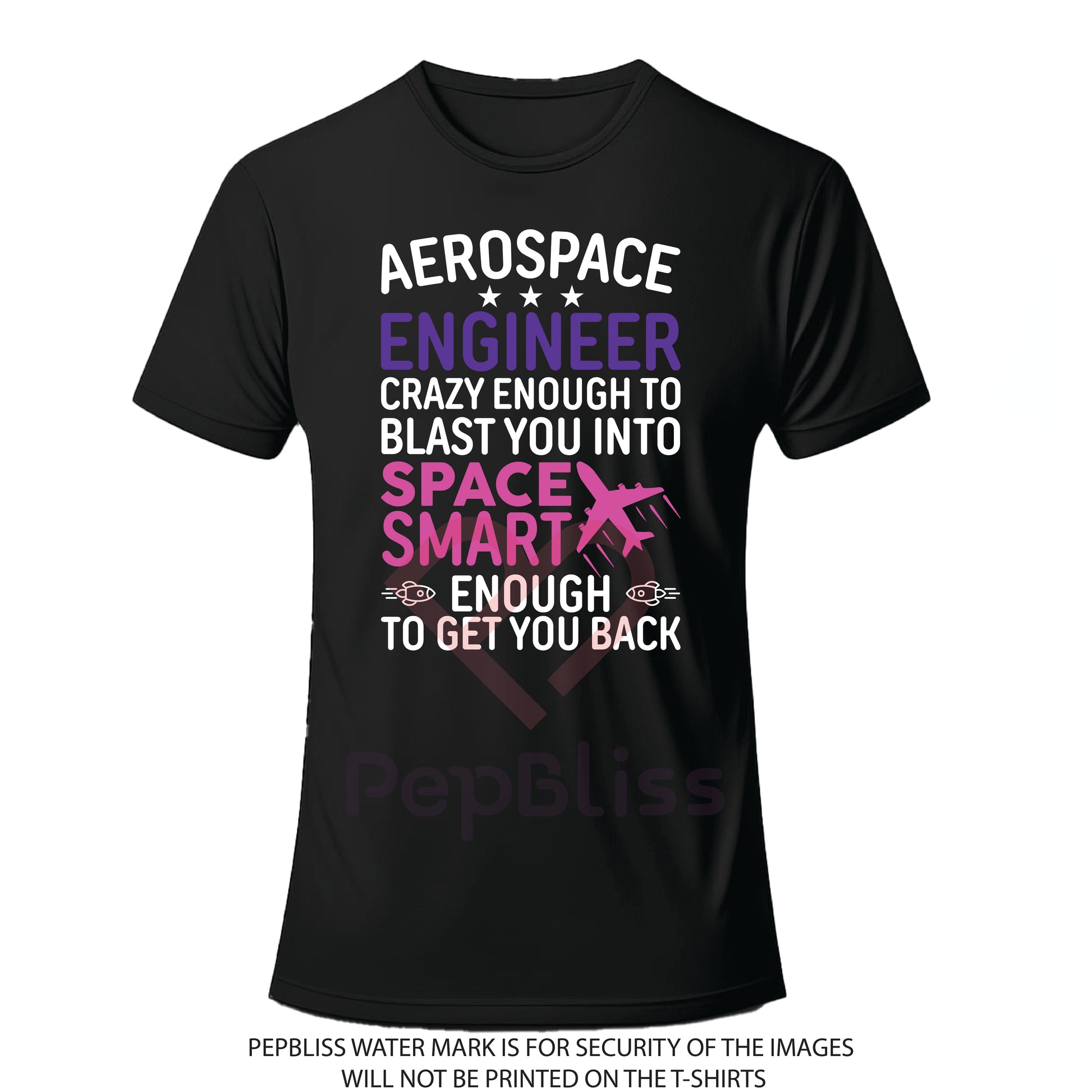 aerospace engineer cool printed t-shirt