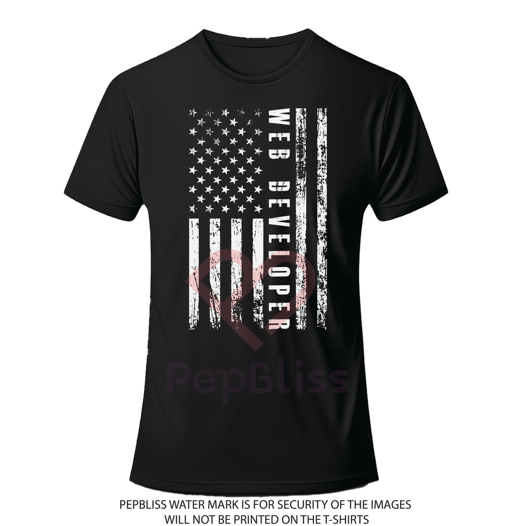 web developer printed unisex t-shirt