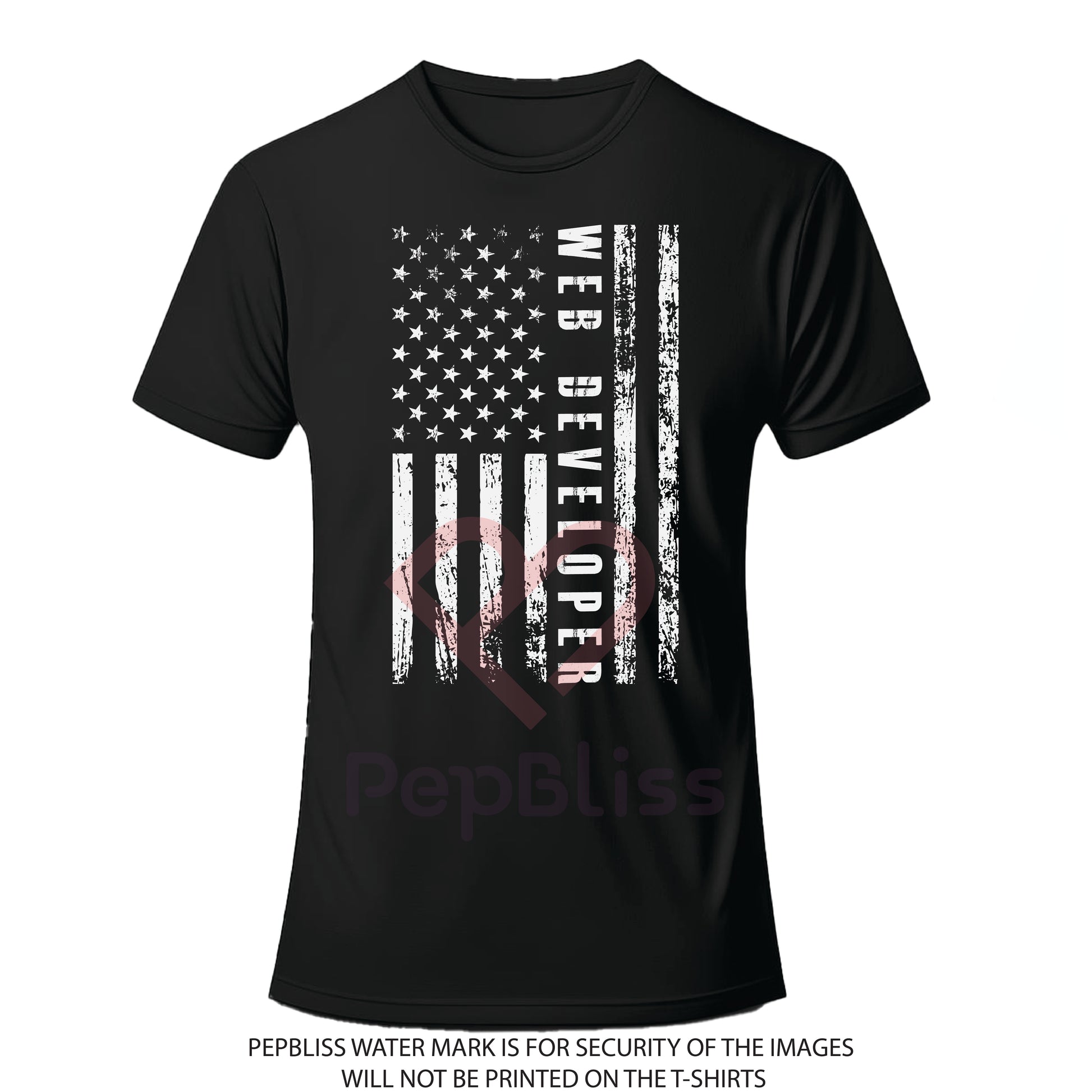 web developer printed unisex t-shirt