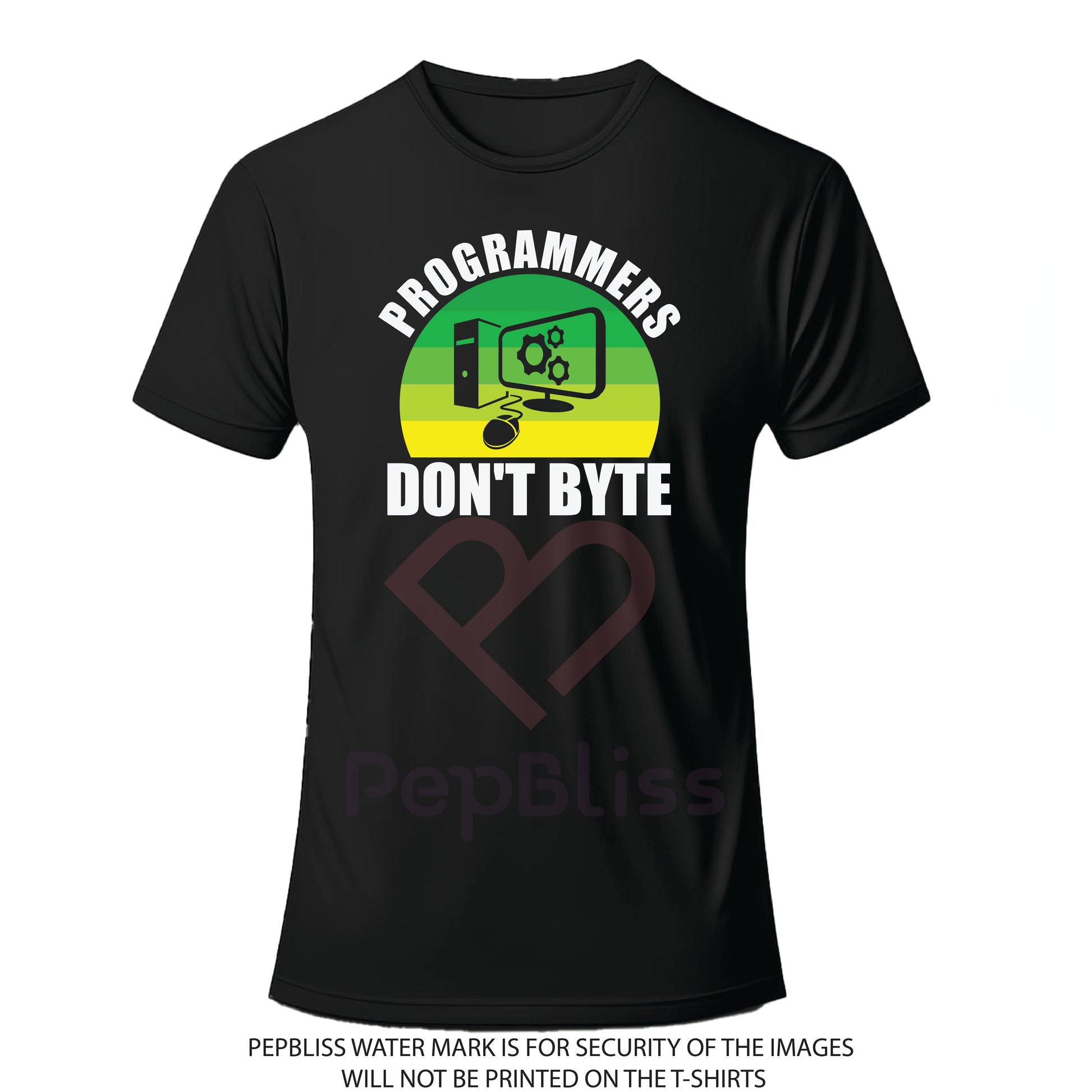 Programmers Don't Byte - unisex printed t-shirt