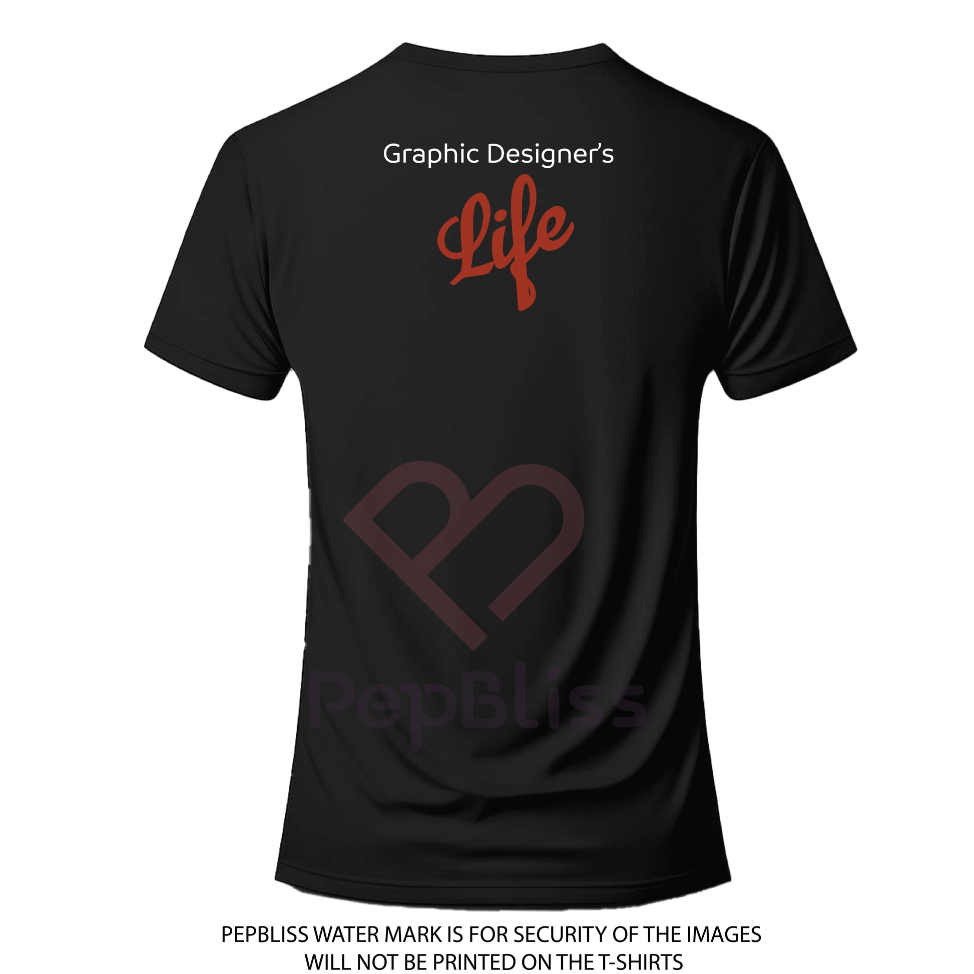 client pinching designer graphical printed unisex t-shirt