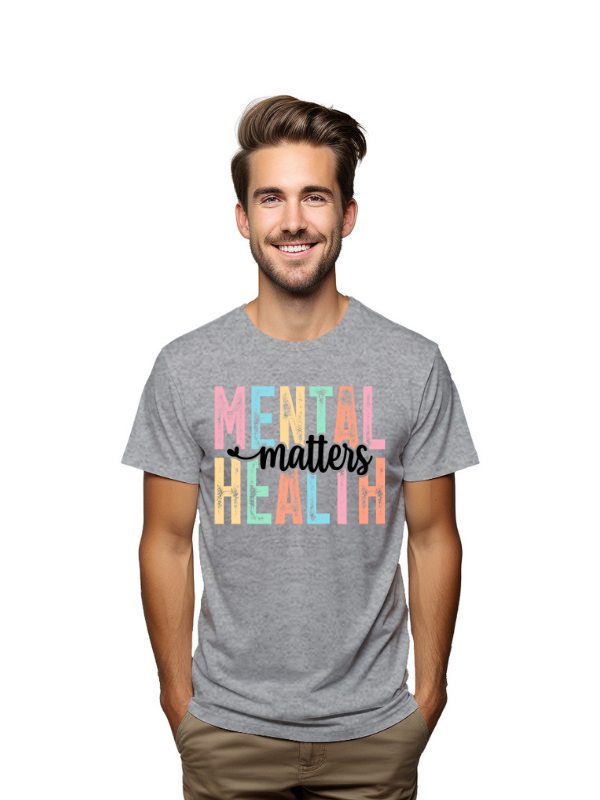 mental health matter- unisex printed graphical t-shirt