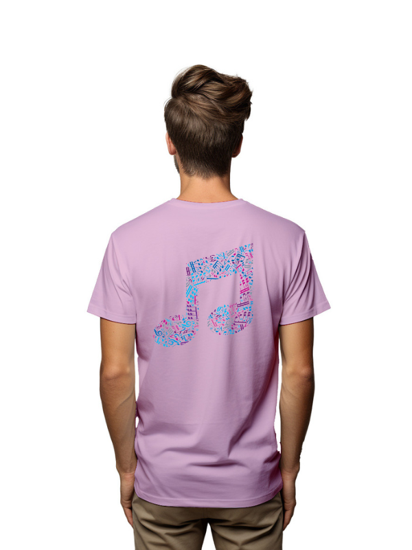 MUSIC TONE PRINTED UNISEX GRAPHICAL TSHIRT