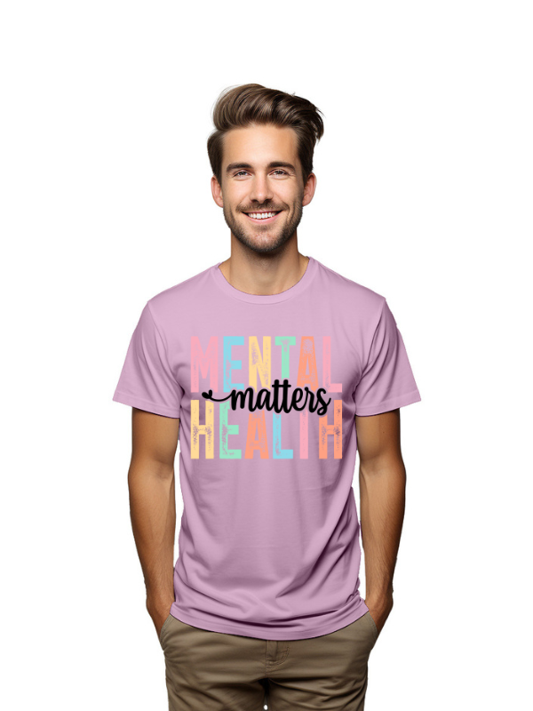 mental health matter- unisex printed graphical t-shirt