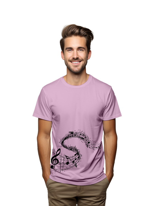 MUSIC FLOW TONE PRINTED UNISEX GRAPHICAL TSHIRT