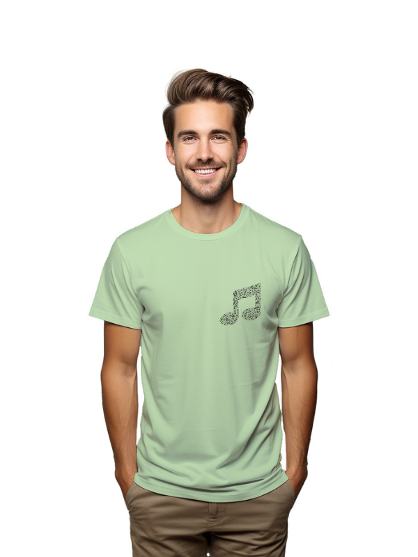 MUSIC TONE PRINTED UNISEX GRAPHICAL TSHIRT